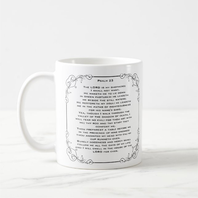 Taza De Café Salmo 23 Mug (Izquierda)