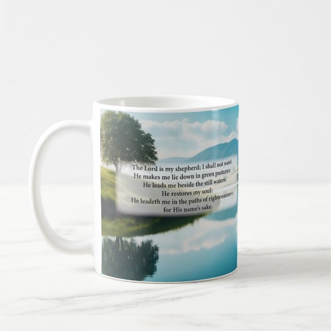 Taza De Café Salmo 23 Mug (Izquierda)