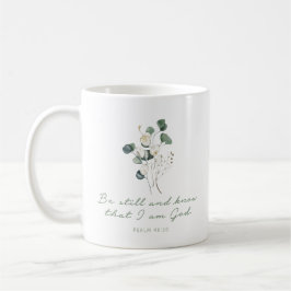 Taza De Café Salmo 46:10, Biblia Verse Print, Be Still, Mug