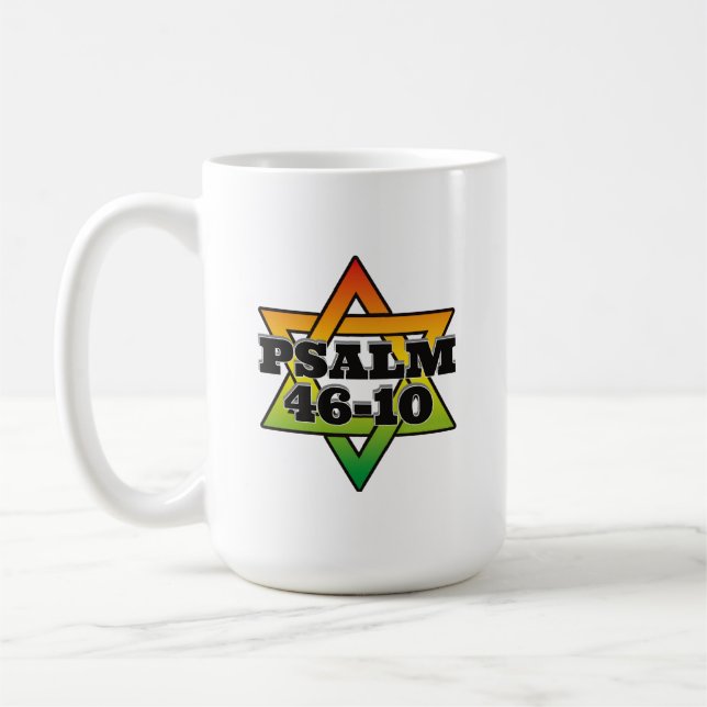 Taza De Café Salmo 46-10 - Mug clásico (Izquierda)