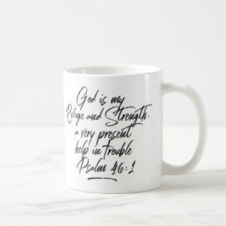 Taza De Café Salmo 46:1 Dios Es Mi Refugio Y Fuerza Mug