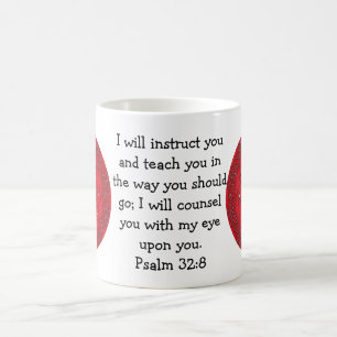 Taza De Café Salmo de la cita Inspiradora entre la biblia y la 