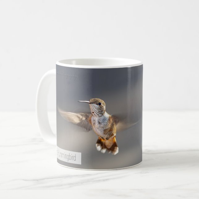 Taza De Café Salmo Rufous Hummingbird 115:13 KJV (Anverso izquierdo)