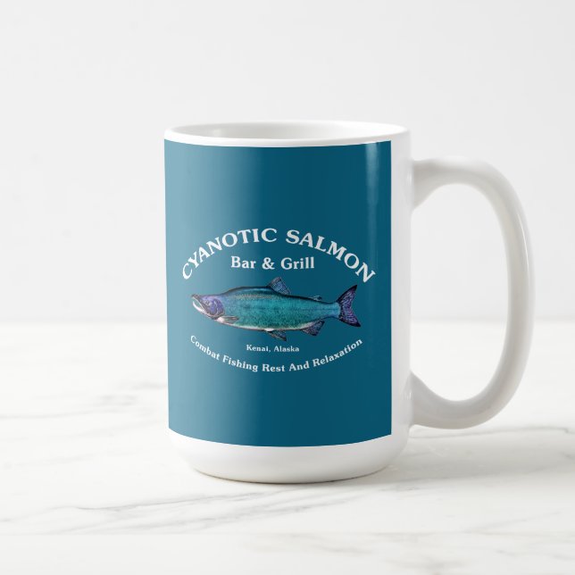 Taza De Café Salmon Bar & Grill Cyanotic (Derecha)