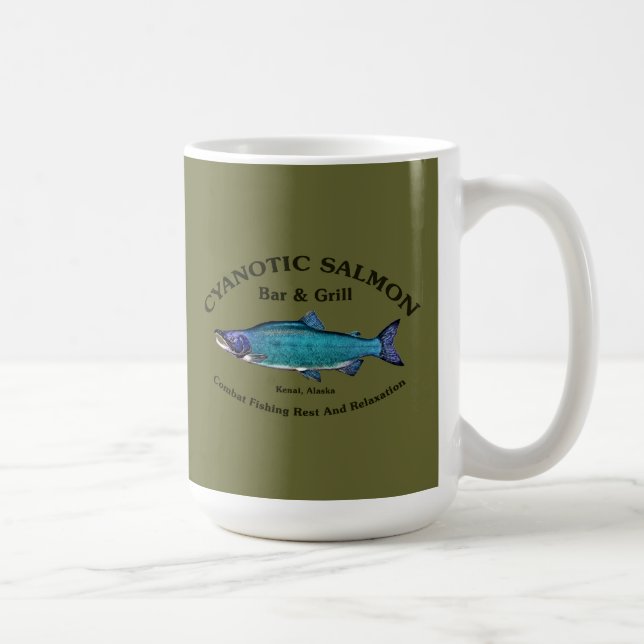 Taza De Café Salmon Bar & Grill Cyanotic (Derecha)