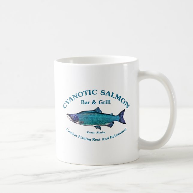 Taza De Café Salmon Bar & Grill Cyanotic (Derecha)