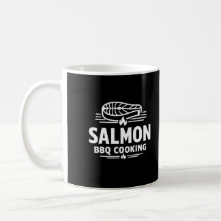 Taza De Café Salmon BBQ Cocina Parrilla Mariscos