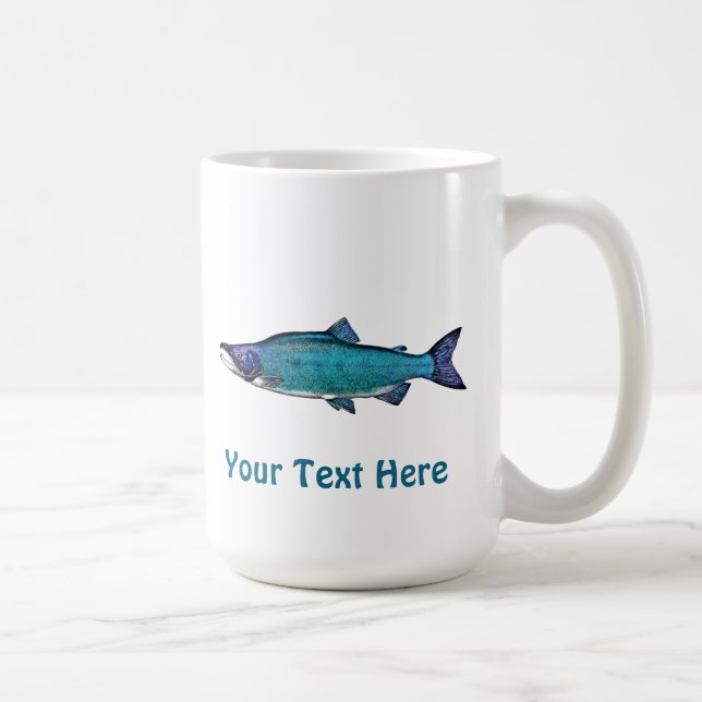 Taza De Café Salmón cianotico (Derecha)