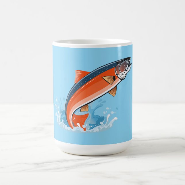 Taza De Café Salmon fish (Centro)