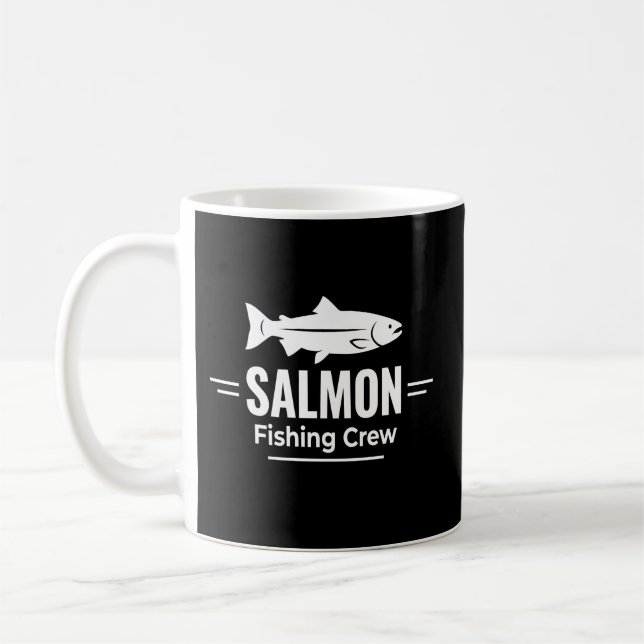 Taza De Café Salmon Fishing Crew River Hunter (Izquierda)