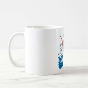 Taza De Café Salmón Sushi en la ola