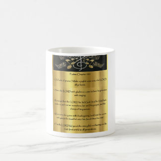 Taza De Café Salmos 100 - Oro