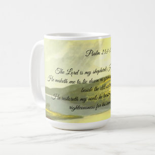 Taza de café Salmos 23:1-3