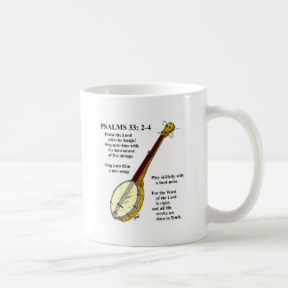 Taza De Café SALMOS 33: Paise el señor con el banjo