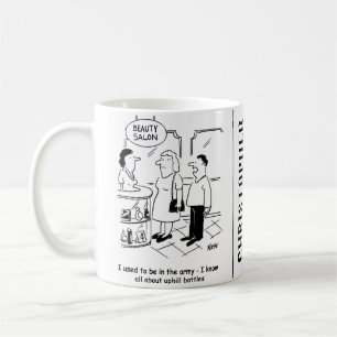 Taza De Café Salón de Belleza y Batallas Difíciles