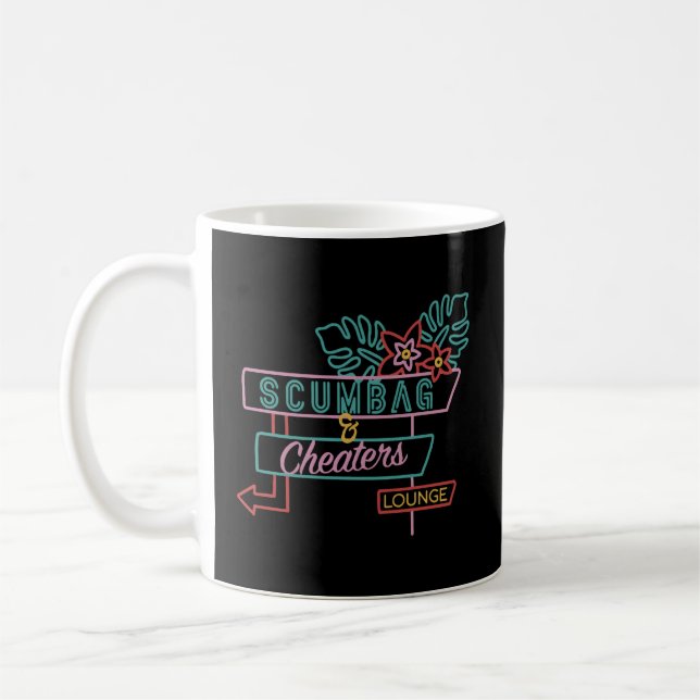 Taza De Café Salón De Scumbag Y Cheaters (Izquierda)