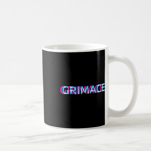 Taza De Café Salón del Gótico Grimace Edgy Aesthetic Grunge Emo (Derecha)