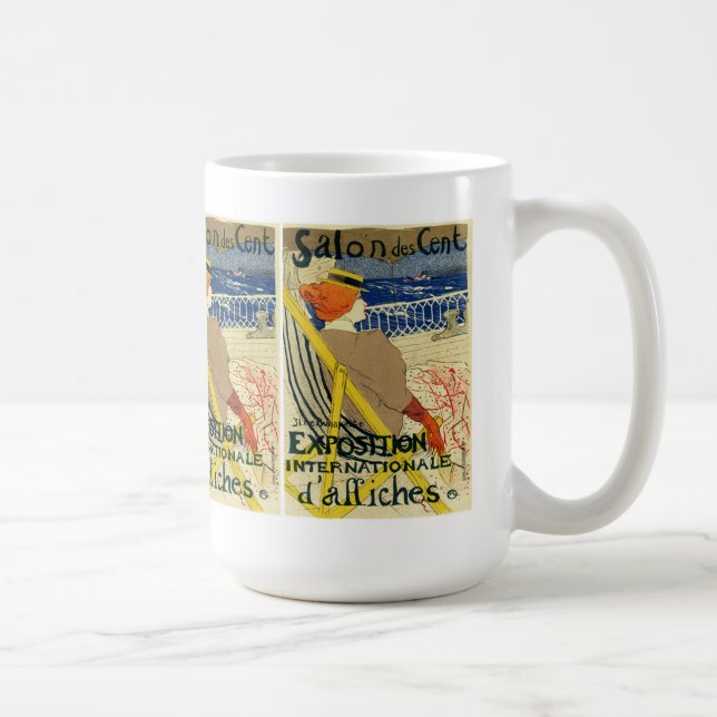 Taza De Café Salon des Cent ~ Exposición Internacional (Derecha)