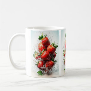 Taza De Café Salpicadura de fresa
