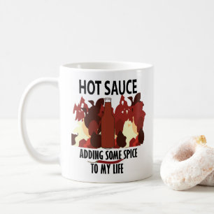 Taza De Café Salsa caliente Ketchup fuego Pepper Chili Rojo