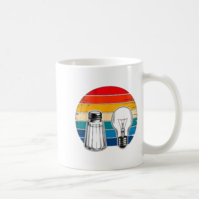 Taza De Café Salt And Light Retro Christian  (Derecha)