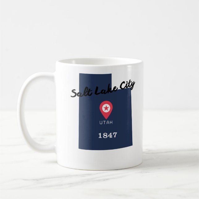 Taza De Café Salt Lake City coffee mug  (Izquierda)