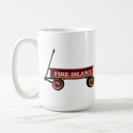 Taza De Café Saltaire de pinos con besugo rojo de Fire Island