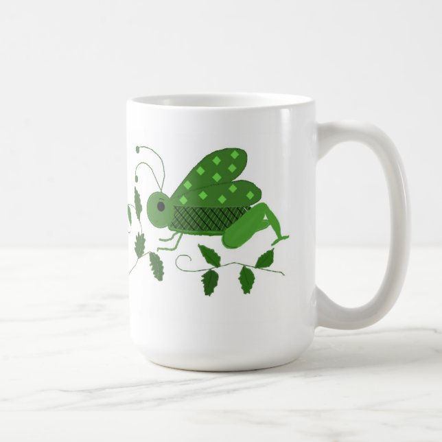 Taza De Café Saltamontes verde (Derecha)
