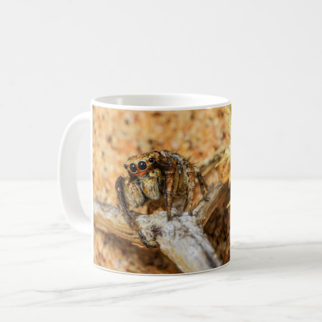 Taza De Café Saltando araña Café Mug (Anverso izquierdo)