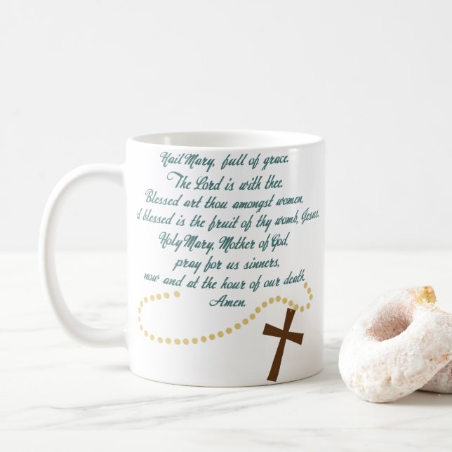 Taza De Café Saltar a María (Con donut)