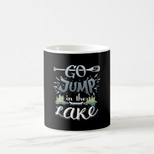 Taza De Café Saltar en el lago