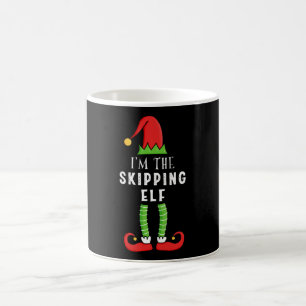 Taza De Café Saltar Navidades Elf coincidiendo con regalo famil