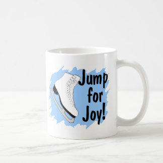 Taza De Café Salte para el patín del azul de la alegría
