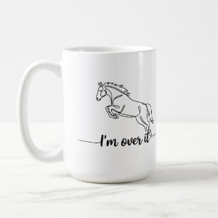 Taza De Café Salto a caballo - Estoy sobre eso
