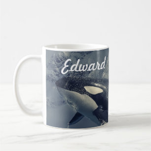 Taza De Café Salto de ballenas salvaje