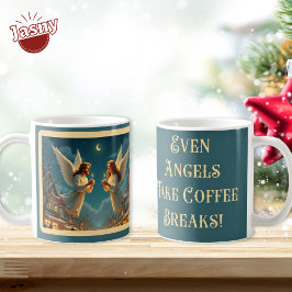 Taza De Café Salto de café de Angel