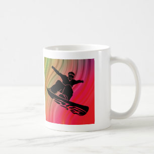 Taza De Café Salto de Snowboard