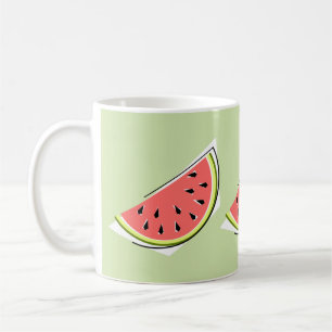 Taza De Café Salto verde de la sandía
