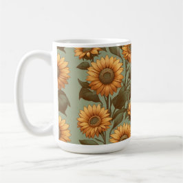 Taza De Café Salto y girasoles II