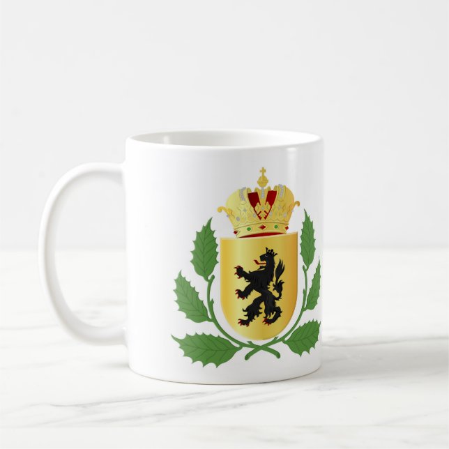 Taza De Café Saltos De Escudo (Izquierda)