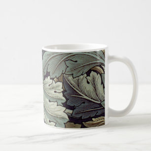 Taza De Café Saltos de fondo de William Morris Acanthus