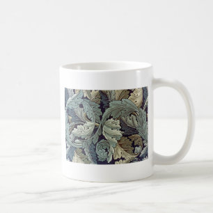 Taza De Café Saltos de fondo de William Morris Acanthus