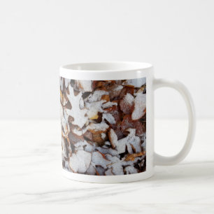 Taza De Café Saltos de invierno en la naturaleza de la nieve
