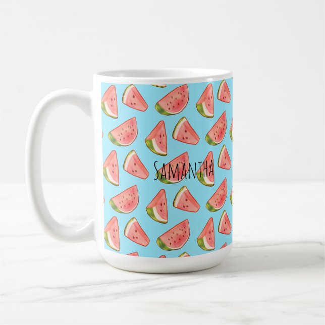 Taza De Café Saltos de la sandía de verano (Izquierda)