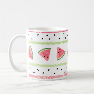 Taza De Café Saltos de sandía: impermeable sin foco