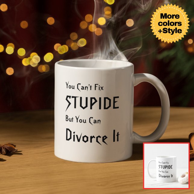 Taza De Café ¡Salud a los Nuevos Comienzos! Personalizable Divo (Cheers to New Beginnings! Customizable Divorce Mug - Perfect Funny Divorce Gift for Divorce Parties)