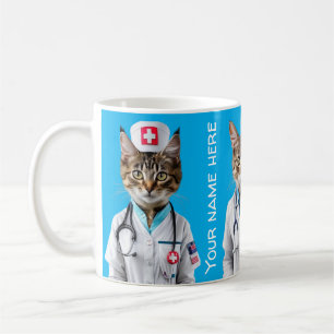 Taza De Café Salud de la enfermería médica del Médica de enferm