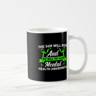 Taza De Café Salud Mental El Sol Aumentará La Salud Mental Awar