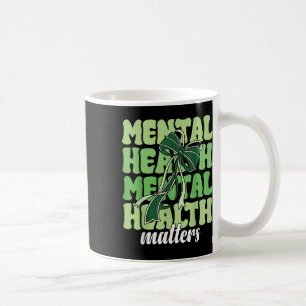 Taza De Café Salud Mental S Conciencia De La Salud Mental Coque