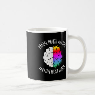 Taza De Café Salud Mental S Happy End Stigma Awareness Graphic
